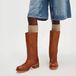 Frye Campus 14L Boots saddle Size 9 In Excellent Condition